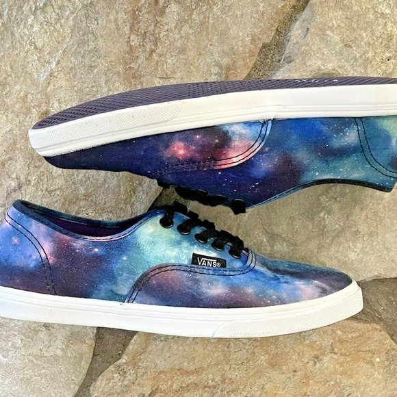 Vans Lo Pro Cosmic Galaxy Women's Sz 6, 4Y Space Skate Shoes Multicolor TB4R - Picture 2 of 8